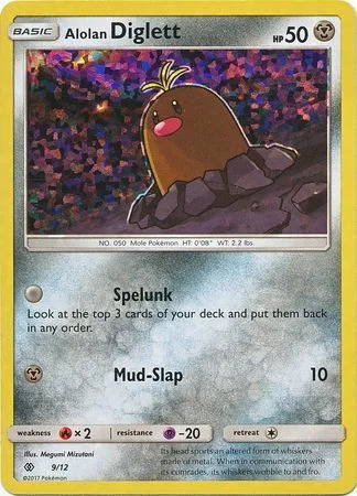 Alolan Diglett [Spelunk | Mud-Slap]