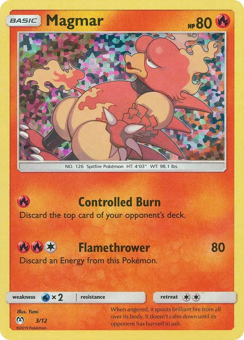 Magmar [Controlled Burn | Flamethrower]