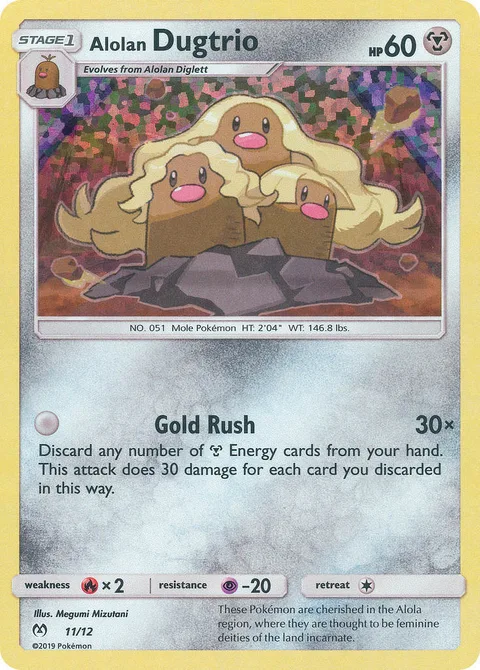 Alolan Dugtrio [Gold Rush]