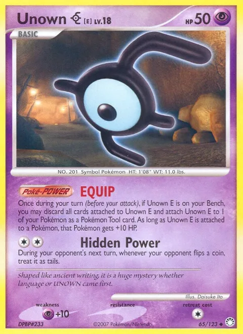 Unown [E] Lv.18 [EQUIP | Hidden Power]