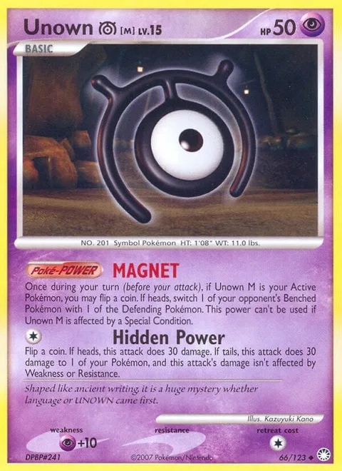Unown [M] Lv.15 [MAGNET | Hidden Power]