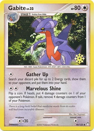 Gabite Lv.32 [Gather Up | Marvelous Shine]