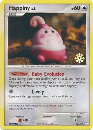 Happiny Lv.8 [Baby Evolution | Lively]
