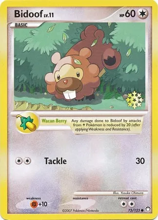 Bidoof Lv.11 [Wacan Berry | Tackle]