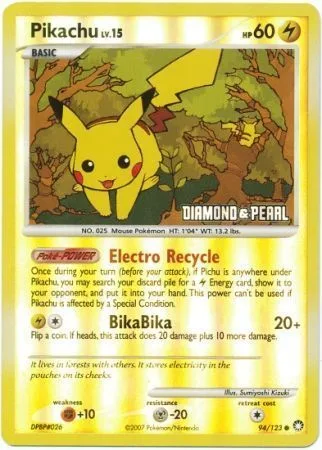 Pikachu Lv.15 [Electro Recycle | BikaBika]