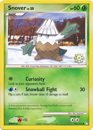 Snover Lv.20 [Curiosity | Snowball Fight]