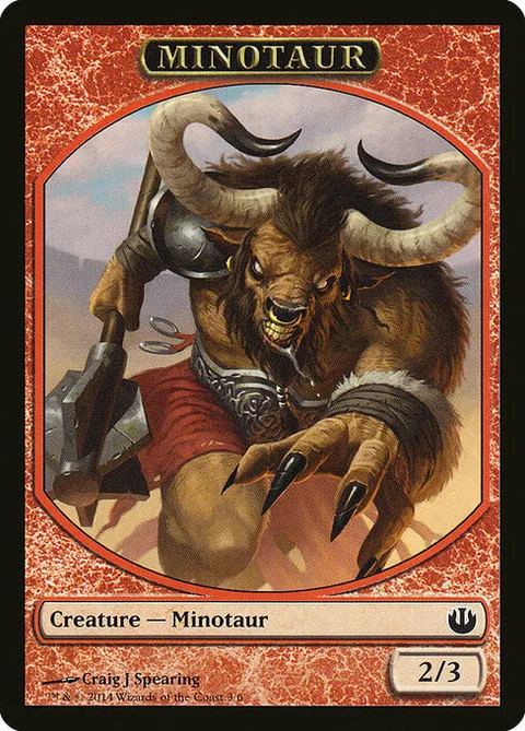 Minotaur Token (Red 2/3)