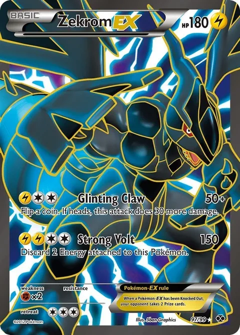 Zekrom EX [Glinting Claw | Strong Volt]