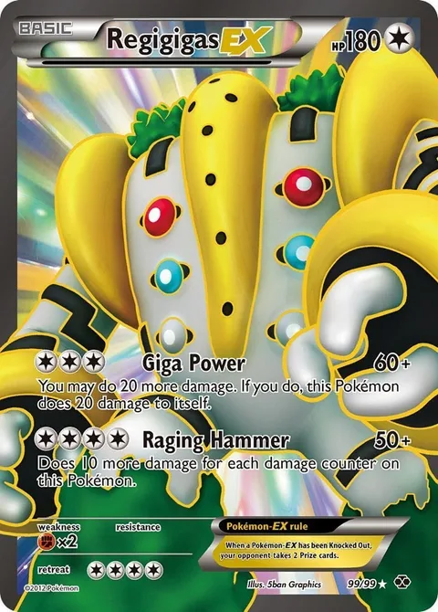 Regigigas EX [Giga Power | Raging Hammer]