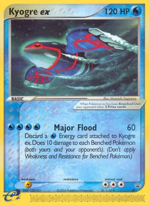 Kyogre ex [Major Flood]