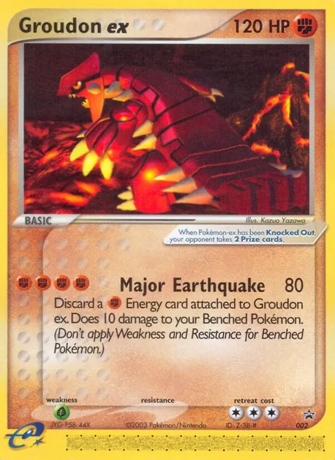 Groudon ex [Major Earthquake]