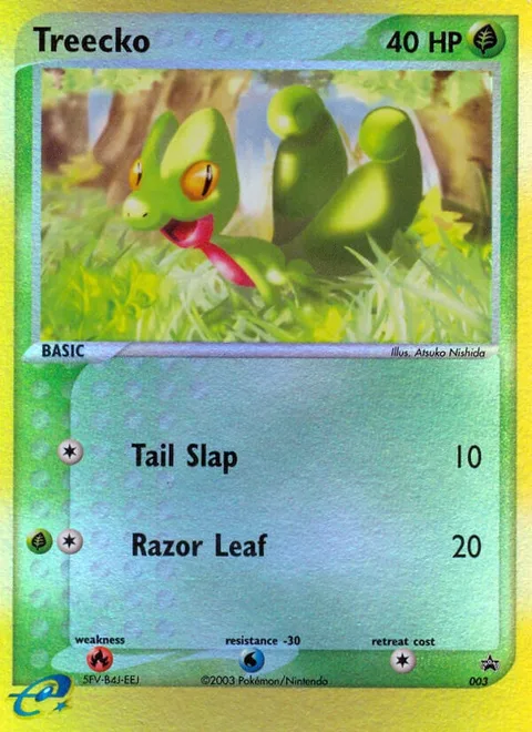 Treecko [Tail Slap | Razor Leaf]