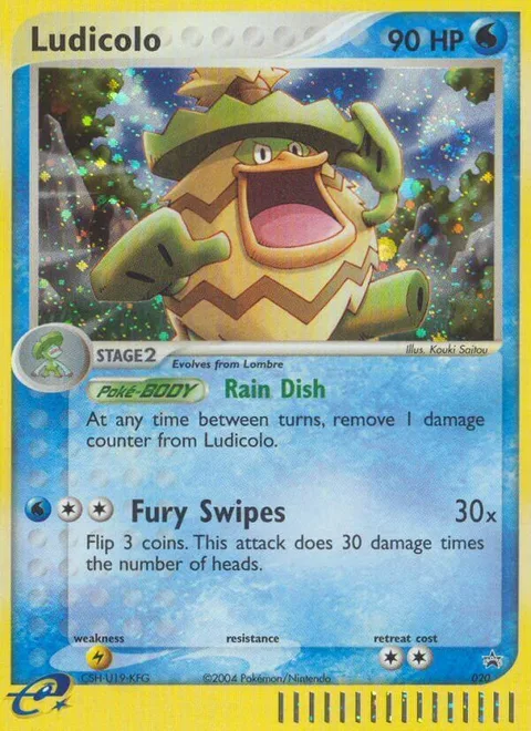 Ludicolo [Rain Dish | Fury Swipes]