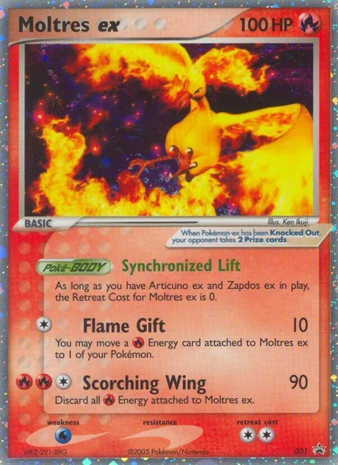 Moltres ex [Synchronized Lift | Flame Gift | Scorching Wing]
