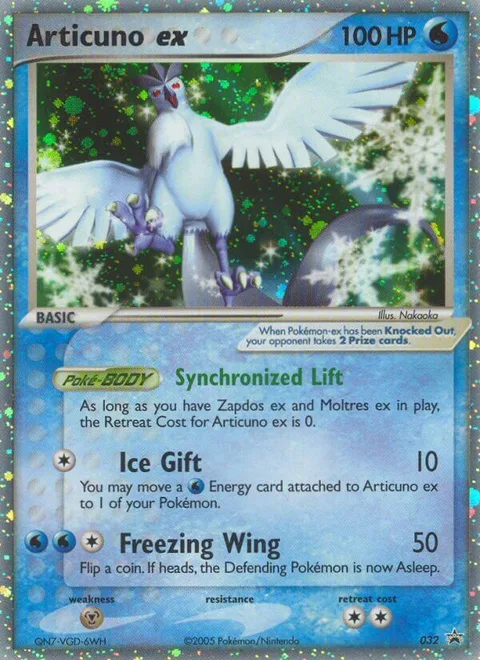 Articuno ex [Synchronized Lift | Ice Gift | Freezing Wing]