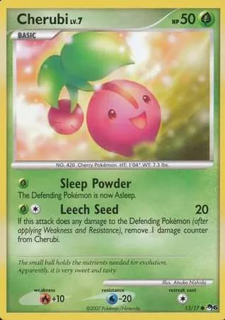 Cherubi Lv.7 [Sleep Powder | Leech Seed]