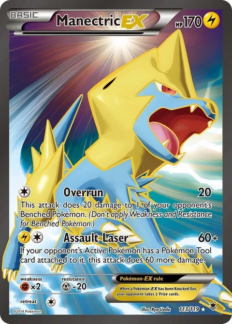 Manectric EX [Overrun | Assault Laser]