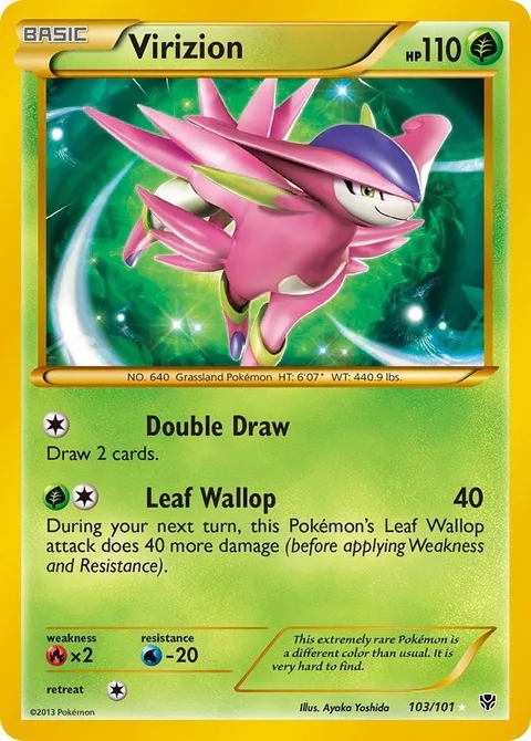 Virizion [Double Draw | Leaf Wallop]