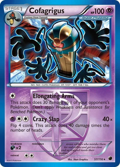 Cofagrigus [Elongating Arms | Crazy Slap]