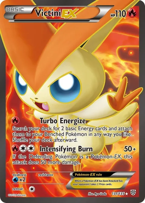 Victini EX [Turbo Energize | Intensifying Burn]