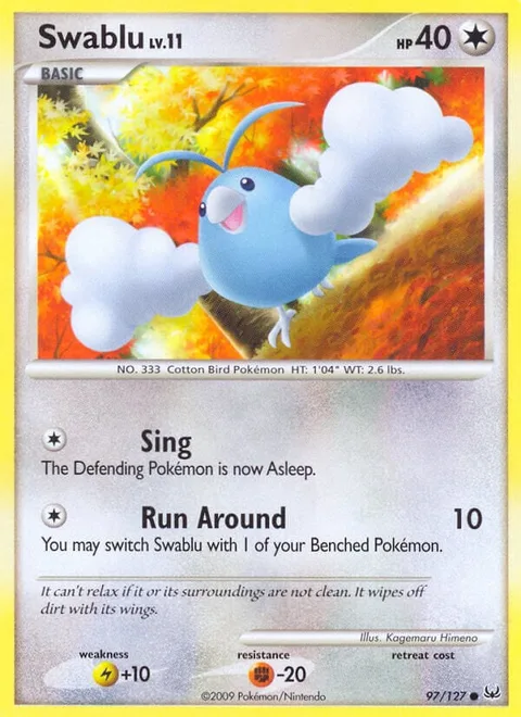 Swablu Lv.11 [Sing | Run Around]