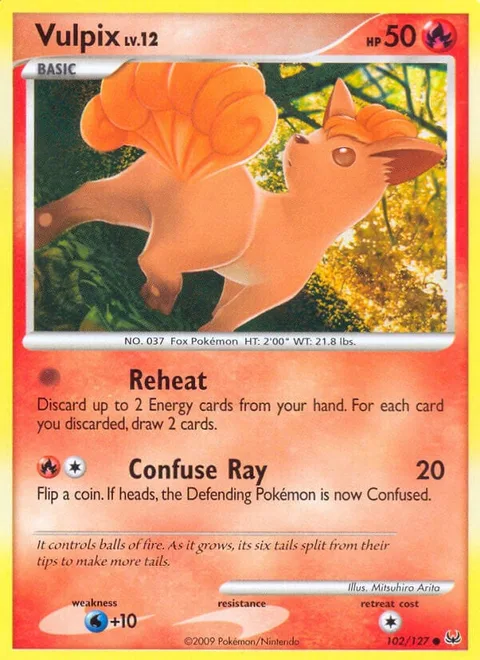 Vulpix Lv.12 [Reheat | Confuse Ray]