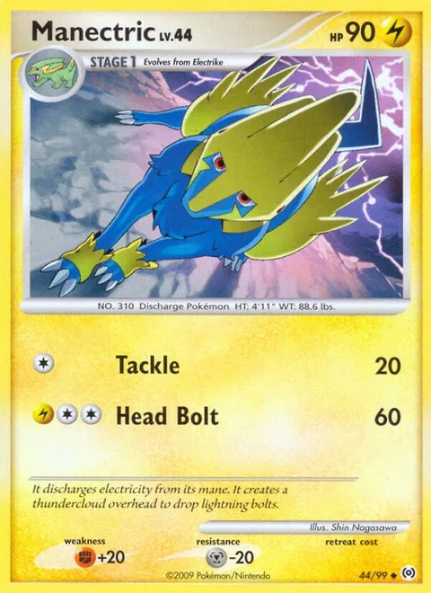 Manectric Lv.44 [Tackle | Head Bolt]