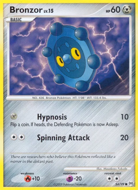 Bronzor Lv.15 [Hypnosis | Spinning Attack]