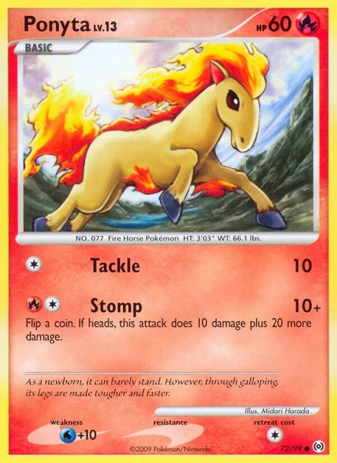 Ponyta Lv.13 [Tackle | Stomp]