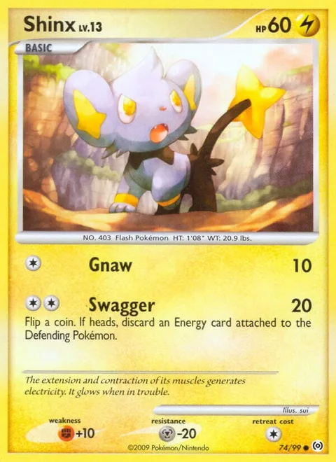 Shinx Lv.13 [Gnaw | Swagger]
