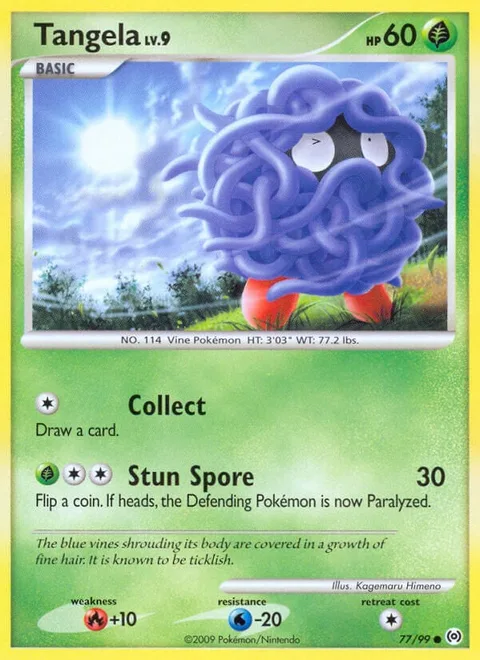 Tangela Lv.9 [Collect | Stun Spore]