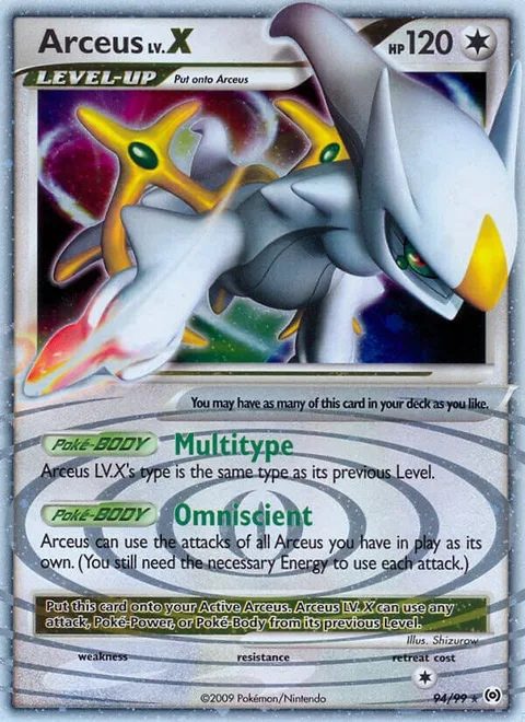 Arceus LV.X [Multitype | Ominiscient]