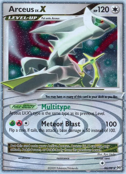 Arceus LV.X [Multitype | Meteor Blast]