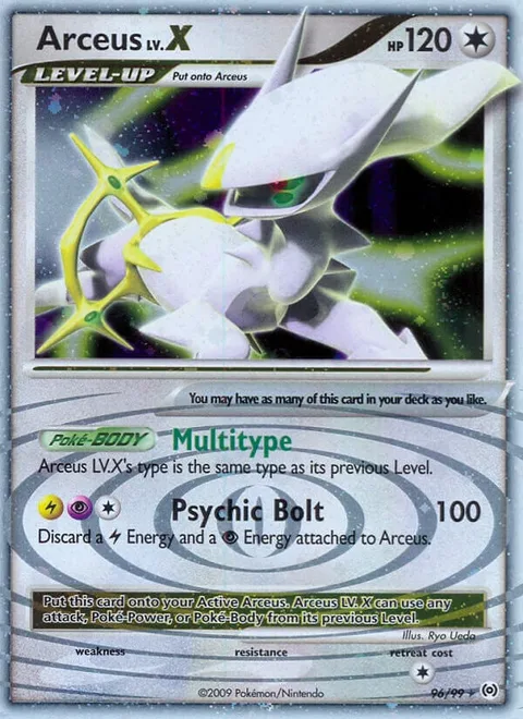 Arceus LV.X [Multitype | Psychic Bolt]