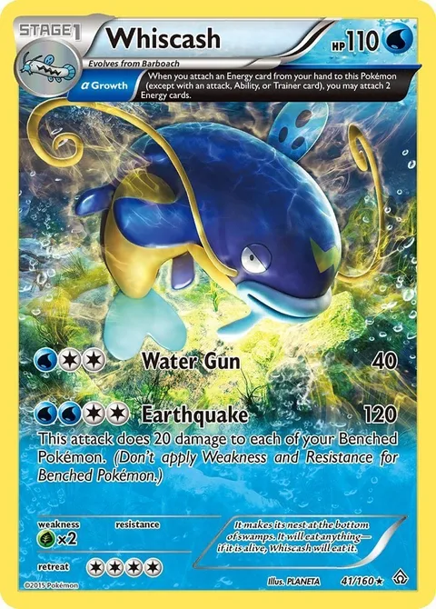 Whiscash [Water Gun | Earthquake]