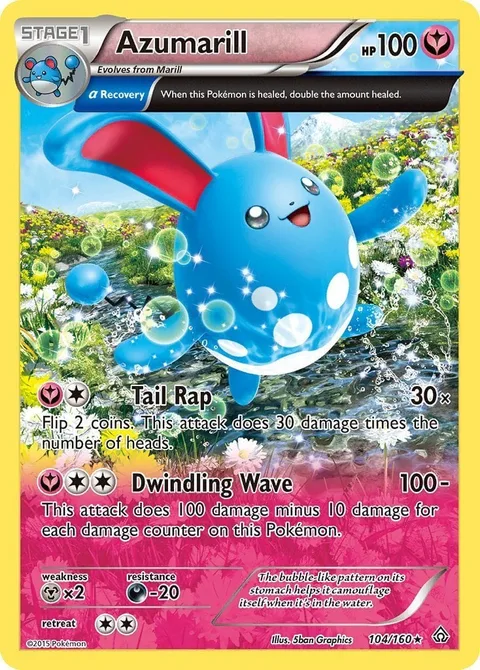 Azumarill [Tail Rap | Dwindling Wave]