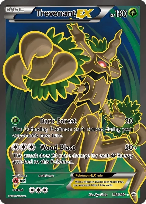 Trevenant EX [Dark Forest | Wood Blast]