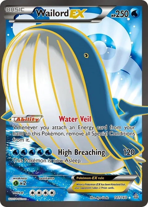Wailord EX [Water Veil | High Breaching]