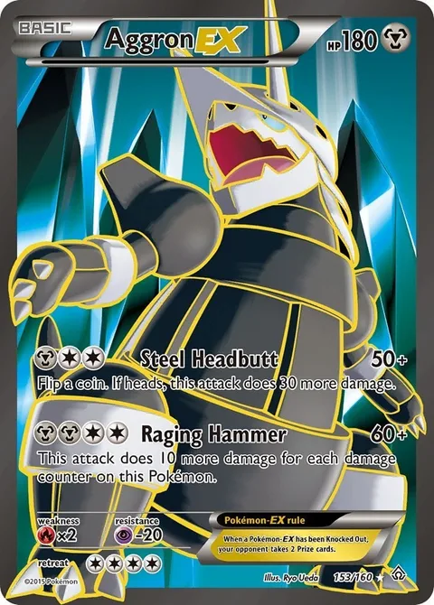 Aggron EX [Steel Headbutt | Raging Hammer]