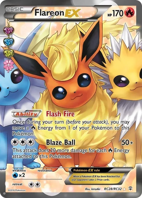 Flareon EX [Flash Fire | Blaze Ball]