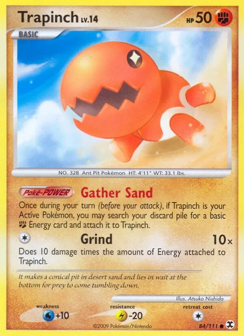 Trapinch Lv.14 [Gather Sand | Grind]