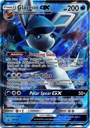 Glaceon GX [Freezing Gaze | Frost Bullet | Polar Spear GX]