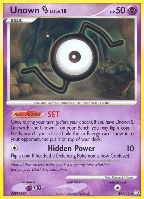 Unown [S] Lv.18 [SET | Hidden Power]