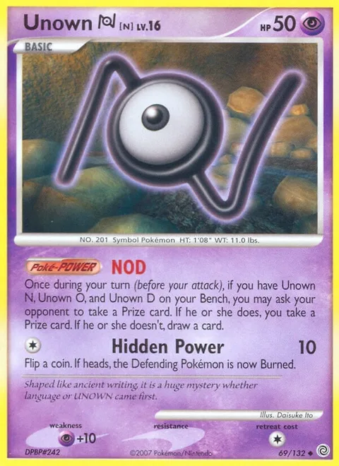 Unown [N] Lv.16 [NOD | Hidden Power]