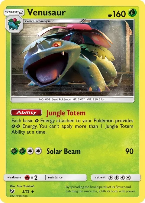 Venusaur [Jungle Totem | Solar Beam]