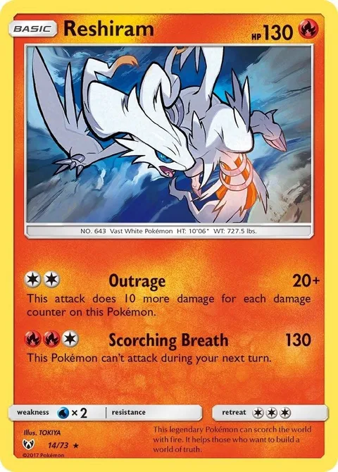 Reshiram [Outrage | Scorching Breath]