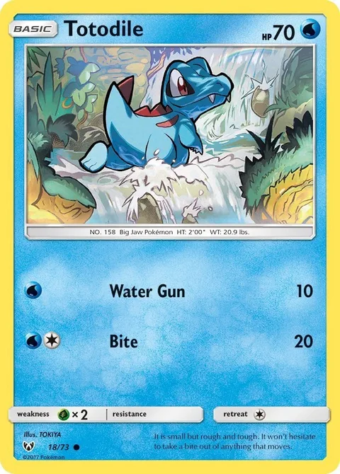 Totodile [Water Gun | Bite]