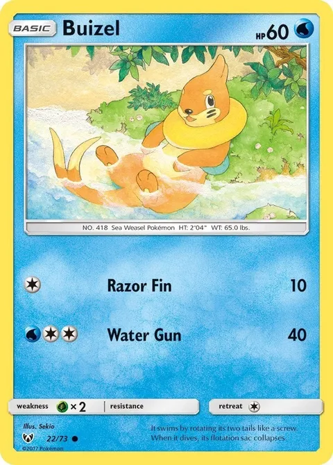 Buizel [Razor Fin | Water Gun]
