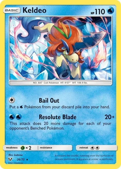 Keldeo [Bail Out | Resolute Blade]