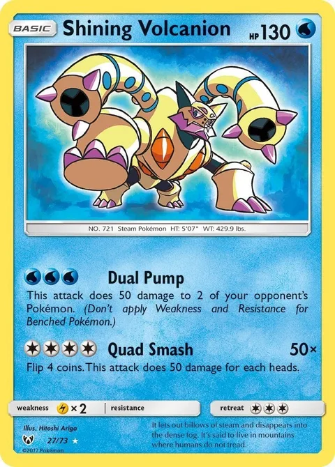 Shining Volcanion [Dual Pump | Quad Smash]